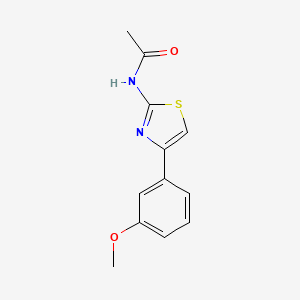 N-[4-(3-methoxyphenyl)-1,3-thiazol-2-yl]acetamide