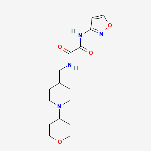 N1-(isoxazol-3-yl)-N2-((1-(tetrahydro-2H-pyran-4-yl)piperidin-4-yl)methyl)oxalamide