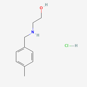 molecular formula C10H16ClNO B2923901 2-[(4-甲苯基)氨基]乙醇盐酸盐 CAS No. 856377-95-2