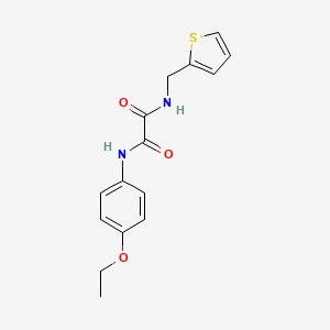 molecular formula C15H16N2O3S B2923914 N'-(4-乙氧基苯基)-N-(噻吩-2-基甲基)草酰胺 CAS No. 899956-32-2