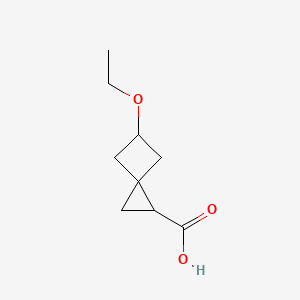 molecular formula C9H14O3 B2923958 5-Ethoxyspiro[2.3]hexane-1-carboxylic acid CAS No. 1691064-66-0