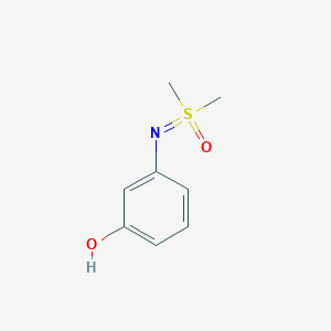 [(3-Hydroxyphenyl)imino]dimethyl-lambda6-sulfanone