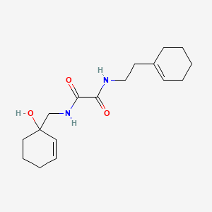 N'-[2-(cyclohex-1-en-1-yl)ethyl]-N-[(1-hydroxycyclohex-2-en-1-yl)methyl]ethanediamide