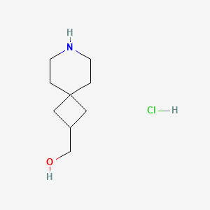 molecular formula C9H18ClNO B2924018 7-Azaspiro[3.5]nonan-2-ylmethanol;hydrochloride CAS No. 2306273-13-0