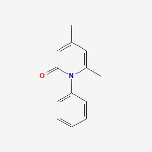 molecular formula C13H13NO B2924023 4,6-Dimethyl-1-phenyl-1,2-dihydropyridin-2-one CAS No. 56061-95-1