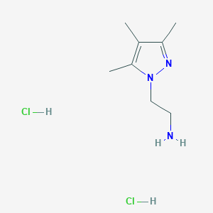 2-(3,4,5-Trimethylpyrazol-1-yl)ethanamine;dihydrochloride