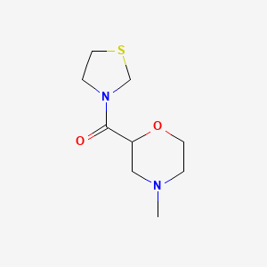 (4-Methylmorpholin-2-yl)-(1,3-thiazolidin-3-yl)methanone