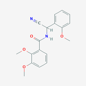 molecular formula C18H18N2O4 B2924105 N-[cyano(2-methoxyphenyl)methyl]-2,3-dimethoxybenzamide CAS No. 1388349-20-9