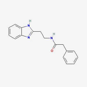 N-[2-(1H-1,3-benzodiazol-2-yl)ethyl]-2-phenylacetamide