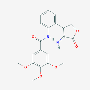 N-[2-(4-imino-5-oxotetrahydro-3-furanyl)phenyl]-3,4,5-trimethoxybenzamide