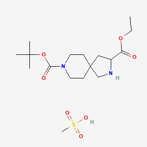 8-Tert-Butyl3-Ethyl2,8-Diazaspiro[4.5]Decane-3,8-Dicarboxylate Mesylate