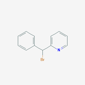 molecular formula C12H10BrN B2924217 2-[Bromo(phenyl)methyl]pyridine CAS No. 1073477-82-3