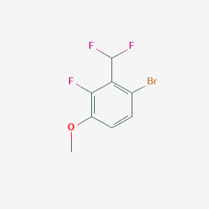 1-Bromo-2-(difluoromethyl)-3-fluoro-4-methoxybenzene
