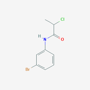 molecular formula C9H9BrClNO B2924239 N-(3-bromophenyl)-2-chloropropanamide CAS No. 882323-12-8