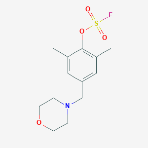 4-[(4-Fluorosulfonyloxy-3,5-dimethylphenyl)methyl]morpholine