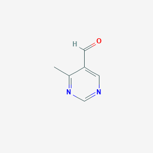 molecular formula C6H6N2O B2924286 4-Methylpyrimidine-5-carbaldehyde CAS No. 933685-71-3