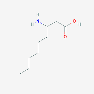 molecular formula C9H19NO2 B2924320 3-Aminononanoic acid CAS No. 102653-40-7