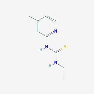 N-ethyl-N'-(4-methyl-2-pyridinyl)thiourea