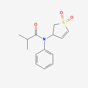 N-(1,1-dioxido-2,3-dihydrothiophen-3-yl)-N-phenylisobutyramide