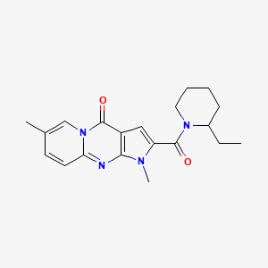 2-(2-ethylpiperidine-1-carbonyl)-1,7-dimethylpyrido[1,2-a]pyrrolo[2,3-d]pyrimidin-4(1H)-one