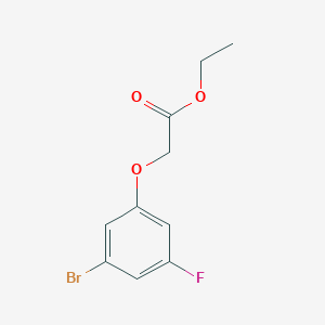 molecular formula C10H10BrFO3 B2924367 Ethyl 2-(3-bromo-5-fluorophenoxy)acetate CAS No. 1507270-73-6