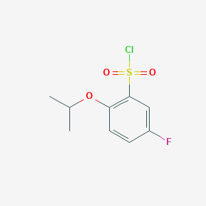 5-Fluoro-2-(propan-2-yloxy)benzene-1-sulfonyl chloride