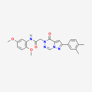 N-(2,5-dimethoxyphenyl)-2-[2-(3,4-dimethylphenyl)-4-oxopyrazolo[1,5-d][1,2,4]triazin-5(4H)-yl]acetamide