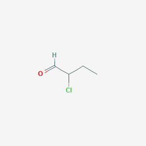 molecular formula C4H7ClO B2924442 2-Chlorobutanal CAS No. 28832-55-5