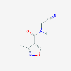 N-(Cyanomethyl)-3-methyl-1,2-oxazole-4-carboxamide