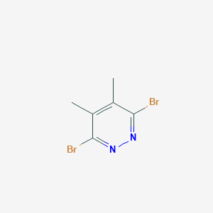 molecular formula C6H6Br2N2 B2924535 3,6-Dibromo-4,5-dimethylpyridazine CAS No. 2361317-64-6