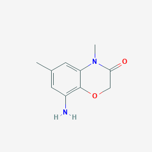 8-amino-4,6-dimethyl-3,4-dihydro-2H-1,4-benzoxazin-3-one