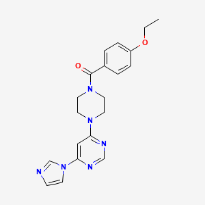 4-[4-(4-ethoxybenzoyl)piperazin-1-yl]-6-(1H-imidazol-1-yl)pyrimidine