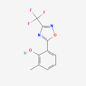 2-Methyl-6-[3-(trifluoromethyl)-1,2,4-oxadiazol-5-YL]phenol