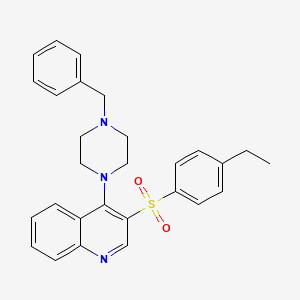 4-(4-Benzylpiperazin-1-yl)-3-((4-ethylphenyl)sulfonyl)quinoline