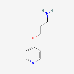 molecular formula C8H12N2O B2924599 4-(3-Aminopropoxy)pyridine CAS No. 155967-69-4