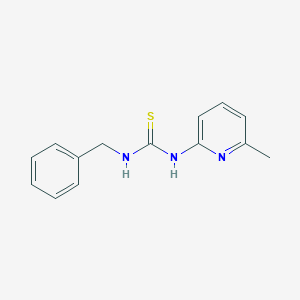 molecular formula C14H15N3S B292460 1-Benzyl-3-(6-methylpyridin-2-yl)thiourea 
