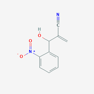 2-[Hydroxy(2-nitrophenyl)methyl]prop-2-enenitrile