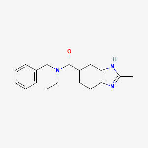 N-benzyl-N-ethyl-2-methyl-4,5,6,7-tetrahydro-1H-benzo[d]imidazole-5-carboxamide