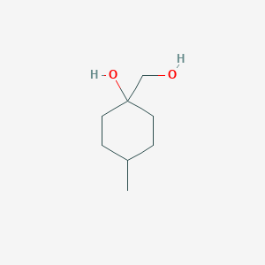 molecular formula C8H16O2 B2924620 1-(Hydroxymethyl)-4-methylcyclohexanol CAS No. 854444-91-0