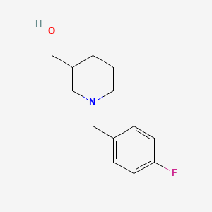 (1-(4-Fluorobenzyl)piperidin-3-yl)methanol