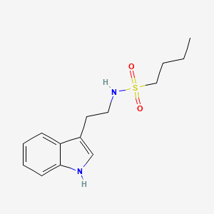 molecular formula C14H20N2O2S B2924624 N-[2-(1H-吲哚-3-基)乙基]丁烷-1-磺酰胺 CAS No. 372109-26-7