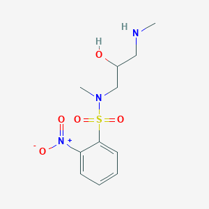 N-[2-Hydroxy-3-(methylamino)propyl]-N-methyl-2-nitrobenzenesulfonamide