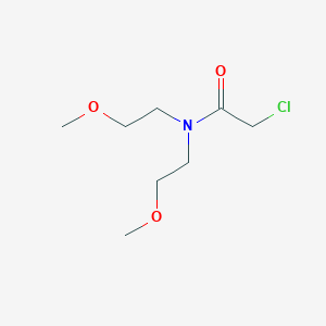 molecular formula C8H16ClNO3 B2924676 2-chloro-N,N-bis(2-methoxyethyl)acetamide CAS No. 10263-25-9