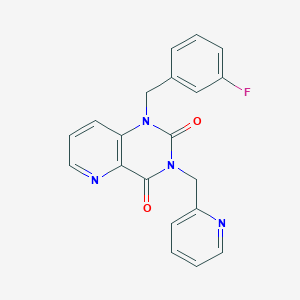 molecular formula C20H15FN4O2 B2924685 1-(3-fluorobenzyl)-3-(pyridin-2-ylmethyl)pyrido[3,2-d]pyrimidine-2,4(1H,3H)-dione CAS No. 941907-90-0