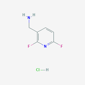 (2,6-Difluoro-3-pyridyl)methanamine;hydrochloride