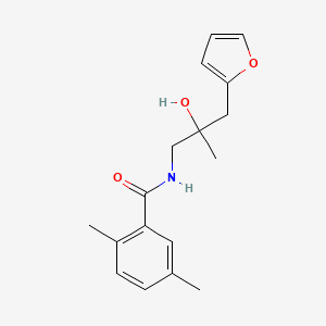 N-(3-(furan-2-yl)-2-hydroxy-2-methylpropyl)-2,5-dimethylbenzamide