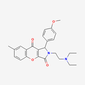 2-(2-(Diethylamino)ethyl)-1-(4-methoxyphenyl)-7-methyl-1,2-dihydrochromeno[2,3-c]pyrrole-3,9-dione