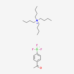 (4-Acetylphenyl)trifluoroboranuide; tetrabutylazanium