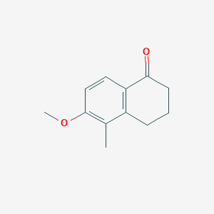 molecular formula C12H14O2 B2924801 6-methoxy-5-methyl-3,4-dihydro-2H-naphthalen-1-one CAS No. 15159-14-5