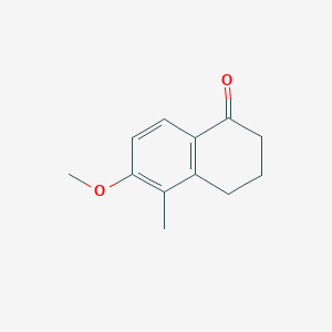 molecular formula C12H14O2 B2924801 6-甲氧基-5-甲基-3,4-二氢-2H-萘-1-酮 CAS No. 15159-14-5